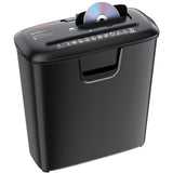 1 x RAW Customer Returns Bonsaii Paper Shredder, 8-Sheet Strip-Cut Paper Shredder for Home Office, CD Credit Card Shredder with Overheating Protection, Shredder, 13 Liter Wastepaper Basket S120-C  - RRP €32.51