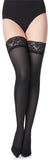 1 x RAW Customer Returns Merry Style Microfiber Self-Fixing Stockings Tights Sexy Lingerie Women s Underwear 40 DEN MS 791 Black-791, ML  - RRP €9.83