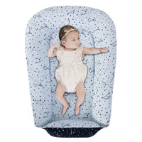 1 x RAW Customer Returns Plushii baby nest baby nest for baby cuddle nest 2-sided baby cocoon for infants and newborns baby nest 100 cotton nest suitable for home 60 x 90 cm, starry sky - RRP €34.88