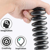 1 x Brand New 15 Pieces Magnetic Rings Fidget Finger, Desk Magnet Toy Bracelet Ring Decompression, Magic Ring Props Magic Unzip Finger Game, Magnetic Stones, Stress Killer Magnet - RRP €10.07