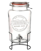 1 x RAW Customer Returns Smith s Mason Jars 5 litre drinks or water dispenser with stainless steel tap, removable mesh filters, ideal for lemonade, homemade drinks, fresh fruit and herbs without stand  - RRP €41.98