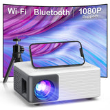 1 x RAW Customer Returns Mini projector with WiFi and Bluetooth - RRP €139.99