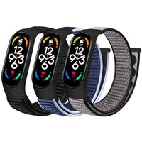 1 x RAW Customer Returns SHIJZWD Nylon Strap Compatible with Xiaomi Mi Band 7 Mi Band 6 Mi Band5 Mi Band 4 Mi Band 3 Amazfit Band 5, Adjustable Nylon Sport Replacement Strap for Mi Band 7 6 5 4 3, Nylon Bracelet - RRP €24.0