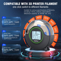 1 x RAW Customer Returns  Latest Update SUNLU S2 Filament Dryer for FDM 3D Printer Filaments for Fast and Even Drying, with 360 All-Round Heating and 4.6 Touchscreen, Filament Dryer S2 Black  - RRP €64.99