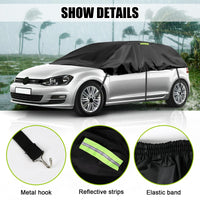 1 x RAW Customer Returns Car Cover Waterproof Replacement for VW Golf MK5 MK6 MK7 MK8 2004-2023, Half Garage, Car Cover Car Tarpaulin, Windproof Half Cover for All Weather, UV-Resistant Full Garage Rain Sun Dust Protection - RRP €46.62