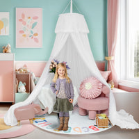 4 x Brand New SESAMIS Dreamy Bed Canopy Canopy Poles for Children s Room - Canopy Baby Bed Girl Mosquito Net Included - RRP €110.4