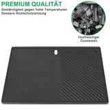 1 x RAW Customer Returns WELL GRILL 43x32 CM cast iron reversible plate cast iron grill plate for Enders Boston 4 6, Monroe PRO 4, Colorado 4, Landmann Triton 3 and 4 burner gas grill, plancha grill pan accessories - RRP €45.17