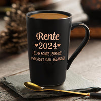 1 x RAW Customer Returns Joymaking Coffee Mug 2024 Retirement Gift for Women, Boss - Retiree 2024 a real legend leaves the premises - Retirement Gift for Colleague, Wife, Mom, Sister, Girlfriend - RRP €19.15