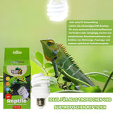 1 x RAW Customer Returns LUCKY HERP UVB lamp terrarium 5W, mini UVA UVB reptile lamp 5.0 30 UVA 5 UVB , bird lamp UVB 150 for reptiles, turtles, parrots, lizards, snakes - RRP €17.14