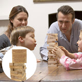 9 x Brand New Calendar 2024,Tumbling Tower,54 PCS Ice Breaker Questions Tumbling Tower Game,Icebreaker Questions Tumbling Tower Game - Family Party Game,Funny Wood Blocks Balance Stacking Tower Toy - RRP €172.8