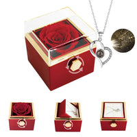 4 x Brand New SOLARLAB Eternal Rose Gifts for Women, Anniversary Gift for Her, Rose Gift with I Love You Necklace, Gifts for Her Wife Girlfriend Mother on Birthday, Valentine s Day, Mother s Day Red  - RRP €124.8