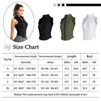 1 x RAW Customer Returns FEOYA Slim Fit Full Zip Sports Vest for Women Workout Gym Crop Tops Sleeveless Yoga Running Tank Tops Skinny Sport Gym Vest Top Women s Quick-Drying Sporty Sleeveless Shirts Fitness Top Green M - RRP €25.98