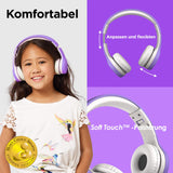 15 x Brand New LilGadgets Connect for kids with Cable and microphone, Volume limit for Safe Listening, Adjustable Headband, Padded Pads for Increased Comfort, kids for School, Purple Color - RRP €396.0