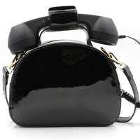 1 x RAW Customer Returns QiMing Retro Dial Phone Crossbody Shoulder Bag, Pu Mobile Microphone Bag for Women - RRP €23.59