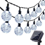 1 x RAW Customer Returns Moxled Solar Fairy Lights Outdoor 60 LED, 11M Solar Fairy Lights Outdoor Waterproof, 8 Modes Solar Fairy Lights Outdoor for Garden, Patio, Balcony, Parties White  - RRP €17.51