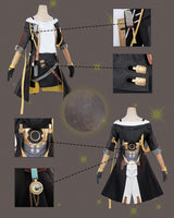 1 x RAW Customer Returns Fiamll Honkai Star Rail Cosplay Trailblazer Cosplay Costume Outfit Star Anime Uniform Full Set Women Costume XL - RRP €95.99