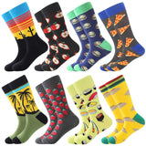 1 x RAW Customer Returns BONANGEL Men s Funny Colorful Socks, Men s Funny Stockings, Fun Patterned Pattern Socks, Crazy Socks Fashionable Multi-Colored Classic as a Gift, Novelty Sneaker Crew Socks - RRP €20.99