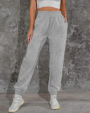 1 x RAW Customer Returns heekpek Jogging bottoms women s cotton warm sports trousers women s long sweatpants casual loose thick leisure trousers women s warm trousers for winter, light grey, XL - RRP €25.99