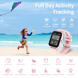 1 x RAW Customer Returns JUBUNRER Smartwatch Kids Girls Boys Children s Watch Heart Rate Sleep Pedometer Alarm Clock Sport Game IP68 Waterproof Fitness Tracker Fitness Watch Children Watch Smart Watch Kids for Teenager Gifts - RRP €39.04