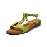 1 x RAW Customer Returns JOMIX Platform Mules Women s Sandals with Soft Footbed Women Summer Open Shoes Faux Leather Platform Leisure Summer Shoes Green, 37 EU, SD9434  - RRP €60.0