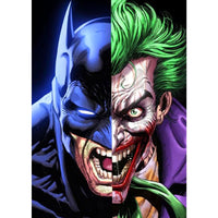 1 x Brand New CEOVR Diamond Painting Adults Batmans 5D Diamond Painting Pictures Adults Joker DIY Diamond Painting,Clown Diamond Painting Set for Decoration,Gift for Friends,30x40 cm - RRP €20.4