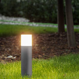 1 x RAW Customer Returns CGC Lighting dark gray outdoor lamp light Garden lantern spot led lighting bollard decoration lighting floor lamp paths street light Medium  - RRP €34.99