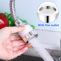 4 x Brand New SOLUSTRE Water Filter Faucet 360 Degree Rotatable Water Filter Shower Faucet Water Purifier Including Filter Cartridges Kitchen Faucet Extension For Bathroom Kitchen - RRP €70.36