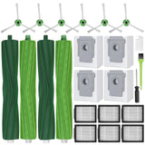 1 x RAW Customer Returns RUKHOOL Replacement Accessories Kit for iRobot Roomba i7 i7 j7 i8 i8 i3 i3 i4 i4 i6 i6 j7 E5 E6 E7 Replacement 4 Main Brush, 4 Dust Bags, 6 Dust Filters, 6 Side Brushes - RRP €34.07