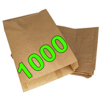 1 x RAW Customer Returns Loxato 1000 bread bags paper - bakery bags - sandwich bags brown - bread bags - kraft paper bags - bread bags brown - 15 x 6.5 x 28 cm - RRP €45.99