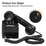 1 x RAW Customer Returns Retro wall telephones for landlines with mechanical ringing Classic corded wall telephone with display Waterproof telephone in old style for home, hotel and office - RRP €39.31