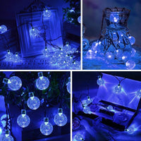 1 x RAW Customer Returns Bollengold Solar Fairy Lights Outdoor, 8M 60LED Solar Fairy Lights Garden, 8 Modes and Waterproof Outdoor Indoor Fairy Lights for Garden, Patio, Balcony, Wedding, Parties Multi-Colored  - RRP €18.14