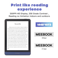 1 x RAW Customer Returns Meebook E-Reader M6 6 Eink Carta Screen 300PPI SmartLight Android11 Ouad Core Processor Audio books Google Play Store 3GB 32GB Storage Micro SD slot Purple - RRP €189.0