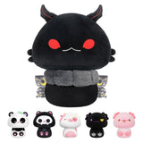 6 x Brand New Mewaii 36CM Soft Mothman Mushroom Stuffed Animal Plush Pillow Squishy Toy for Black - RRP €175.38