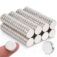 1 x RAW Customer Returns MAGXCENE 120 pieces magnets strong 10 x 3 mm, neodymium magnets extra strong small magnets, mini round magnets for magnetic board, refrigerator, whiteboard, pin board, office - RRP €20.99