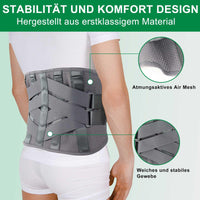 1 x RAW Customer Returns HONGJING Heated Back Brace for Lower Back Pain, Heat Belt with Battery for Sciatica and Scoliosis L  - RRP €48.4