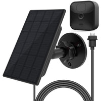 1 x RAW Customer Returns Solar Panel for Blink Camera Outdoor, 2W Blink Camera Solar Panel Compatible with Blink Outdoor, Blink XT2 XT Camera SimpliSafe Camera Not Included , IP66 Blink Outdoor 3rd Gen with Rubber Plug 1 Pack  - RRP €25.2