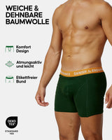 1 x RAW Customer Returns DANISH ENDURANCE Men s Boxer Shorts, 6 Pack, Retro Shorts Made of Soft Cotton Multi-Colour 3X Black, 1x Green Orange, 1x Navy Bordeaux, 1x Retro , 3X l  - RRP €45.95