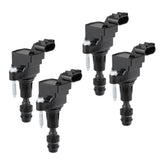 1 x Brand New A ABSOPRO 4 pieces automotive ignition coil suitable for Buick Lacrosse Black - RRP €81.49