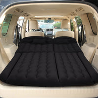 1 x RAW Customer Returns Sinbide Car Back Seat Air Mattress, Trunk Air Mattress, SUV Car Air Mattress with Pump, Split Flocked Surface Air Bed for Travel Camping Outdoor Black  - RRP €53.44