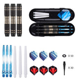 1 x RAW Customer Returns sanfeng darts, darts with plastic tip 18 grams, 3 pieces of professional soft darts arrows 16 grams for electronic dartboard, 6 aluminum shafts flights 50 anti-loose rubber rings 30 tips - RRP €15.12