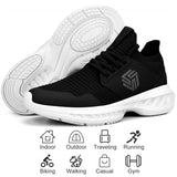 1 x RAW Customer Returns Giniros Sports Gym Shoes Sneakers Women Running Shoes Gymnastics Women Running Walking Trekking Tennis Outdoor Fitness Work Lightweight Breathable Casual Comfortable Jogging Shoes Black White 39 - RRP €28.27