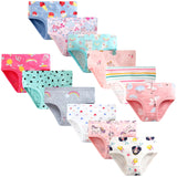 1 x RAW Customer Returns Adorel Girls Underpants Briefs Pure Cotton Pack of 12 Hearts Mermaid Girls Fruits 122 Manufacturer Size 130  - RRP €24.99