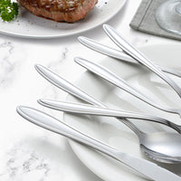 1 x RAW Customer Returns Hunnycook cutlery set 72-piece with steak knife, premium stainless steel cutlery set for 12 people, elegant cutlery set with knife fork spoon for home restaurant party, dishwasher safe - RRP €36.0