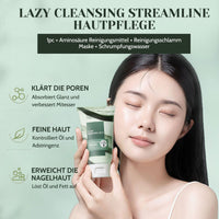 3 x Brand New Shefave Facial Cleanser Amino Acid Facial Cleanser, Chlorophyll Amino Acid Facial Mud, Pore Cleanser, Blackhead Clay, Pore Deep Cleansing Brush Face and Body Mud, 100g - RRP €54.0