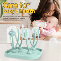 1 x RAW Customer Returns Star hour drying rack for baby bottles, drying rack for baby bottles with drip tray, PP material, BPA free baby bottle accessories for drying baby bottle teats, cups and accessories - RRP €10.88