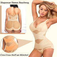 1 x RAW Customer Returns CHUMIAN Shapewear Women s Body Shaper Tummy Control Corset Body Strong Shaping Waist Shaper Figure-Shaping Bodysuit Beige, L  - RRP €27.99