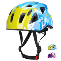 1 x RAW Customer Returns Children s Helmet Bicycle Helmet Children s Skater Helmet Adjustable for 3-13 Years Boy CE Certification for Bicycle Skateboard Scooter BMX Boy Girl Blue  - RRP €16.73