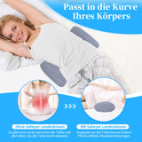 1 x RAW Customer Returns SAHEYER Lumbar Pillow Orthopedic Memory Foam Lumbar Pillow for Lower Back Pain Relief, Ergonomic Design for Lumbar Bed, Sofa, Chair, Car and Office Chair, Gray - RRP €29.99