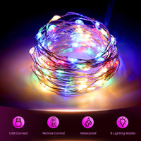 1 x RAW Customer Returns Yizhet Curtain Light 3mx3m 300 LED Curtain Lights 8 Modes Curtain Lights Waterproof IP65 Curtain Lights with Remote Control Colorful Curtain Lights for Wedding Christmas New Year Wedding Multicolor  - RRP €10.07