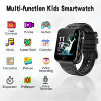 1 x RAW Customer Returns YEDASAH Smartwatch Kids 24 Game Alarm Music Player German Language Calculator Metal Case Watch for Children Boys Girls 3-12 Birthday Gifts - RRP €41.99